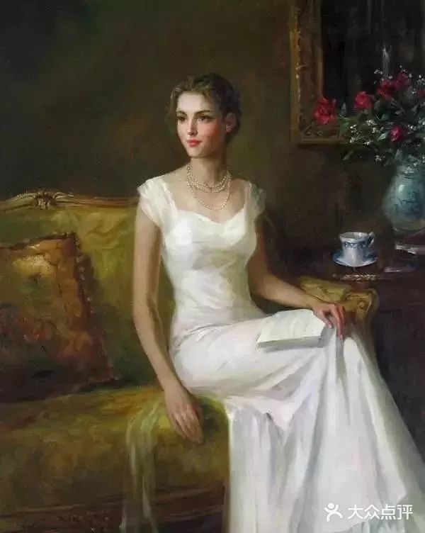 这油画🖼️中的美女,好美!!!