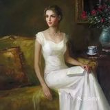 这油画🖼️中的美女,好美!!!