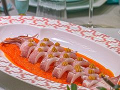独蒜红油大管鱿鱼-世博源公馆·本帮融合菜·主题包厢·江景餐厅