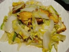 小白菜虾干炒豆腐-海富门·带鱼·淮扬菜·粤菜(甘家口店)