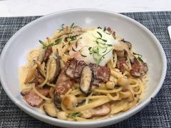 奶油汁培根溏心蛋意面-Future&Kitchen