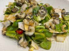 老虎菜拌香螺肉-子霖南山鲜虾面(南山总店)