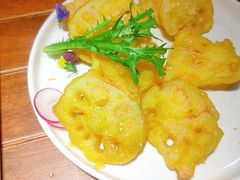 白洋淀虾肉藕饼-小放牛炒菜馆(中山路乐汇城店)
