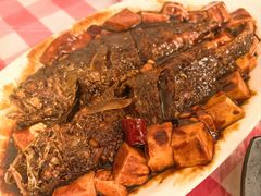 红烧豆腐烩黄鱼-玲珑餐厅(陕西南路店)