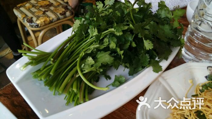 刘传江京味羊蝎子火锅香菜图片 - 第3张
