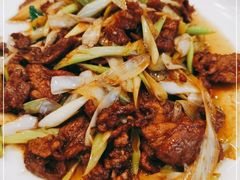 葱爆鲜L肉-乔家满族八大碗(流水沟店)