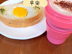 太阳蛋培根烤吐司-星巴克(新达汇三林店)