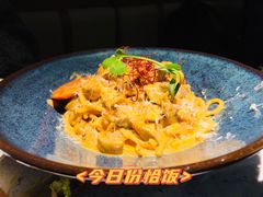 芝士蘑菇鲜虾意大利面-BE BRIGHT KITCHEN(正佳广场店)