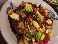 蒜苗回锅肉-潇湘阁(昆泰国际大厦店)