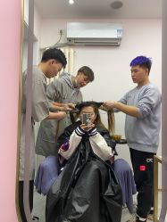 -沐染造型专业烫发染发