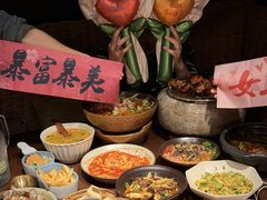 -拾光与烟火丨炭火串烧·自贡小活鲜(西村大院店)