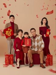-时光纪亲子全家福照相馆(静安店母女写真父母纪念照)