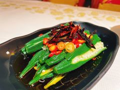 凉拌秋葵-聚味瞿记·龙虾堂(望城店)