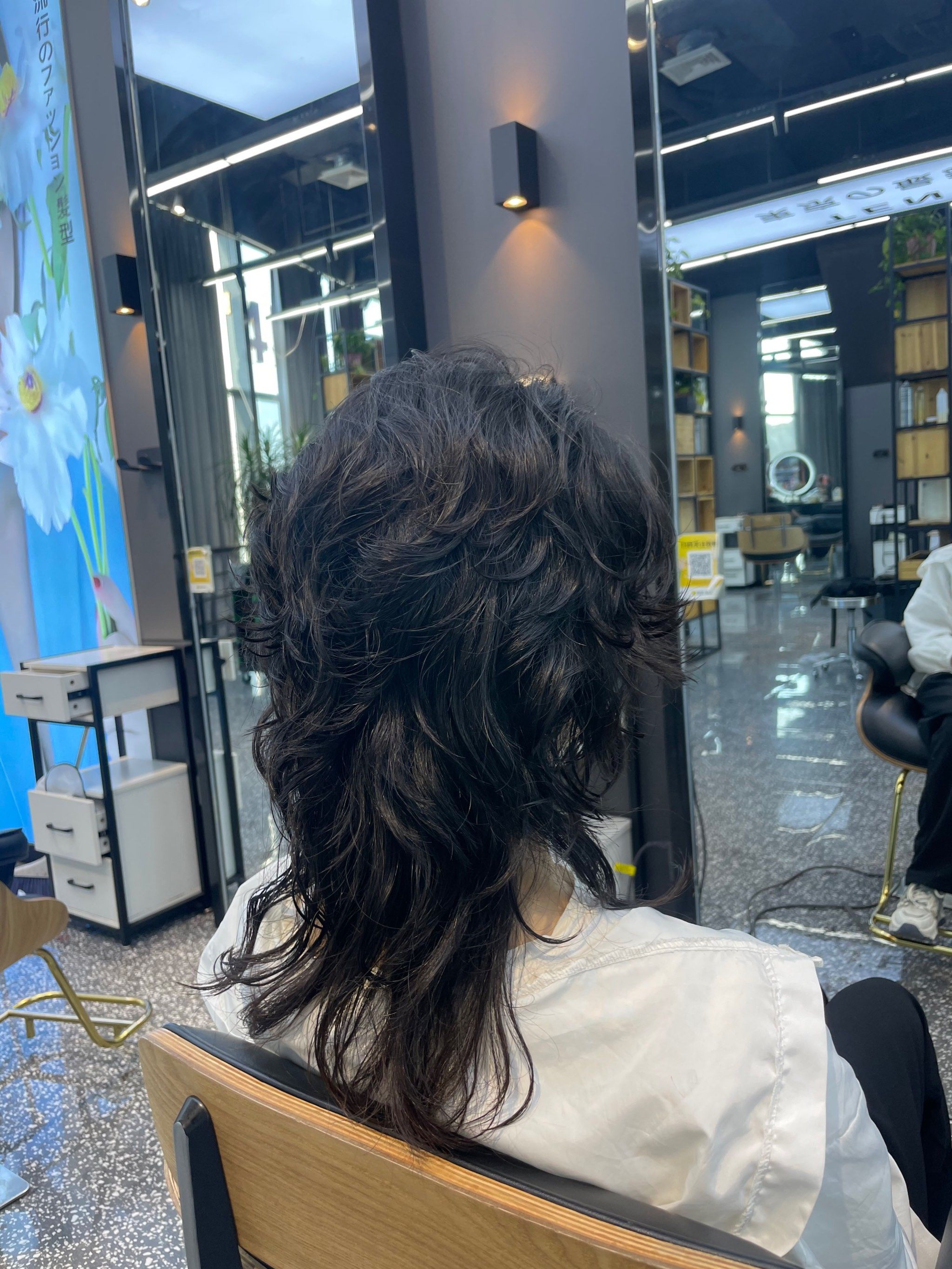 高层次狼尾烫发