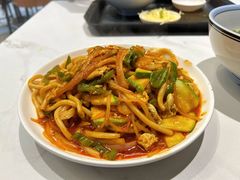 鸡蛋炒拉条-兰州马子禄牛肉面(文景公园店)