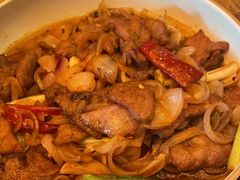 葱爆牛肉-铁公鸡·四川料理(天环广场店)