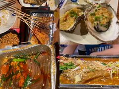 -路边摊小炉子烧烤