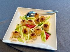 芦竹笋白玉菇香煎澳带-悦宴·雅致餐厅(绿地蓝海店)