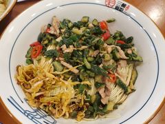 黄瓜皮炒肉-刘氏三和面馆