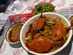 干煸盘盘蟹-回·龙虾铺·盆盆蟹·烧烤大排档(回龙观店)