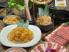 -明洞阿姨·韩式酱蟹烤肉·创意料理(三元桥店)