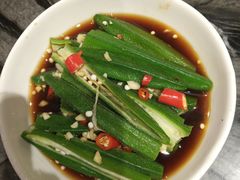 捞汁秋葵-情妹耙泥鳅·江湖川菜(科华店)