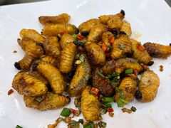 焦盐竹虫-台山新孖宝柴火黄鳝饭(三合温泉店)