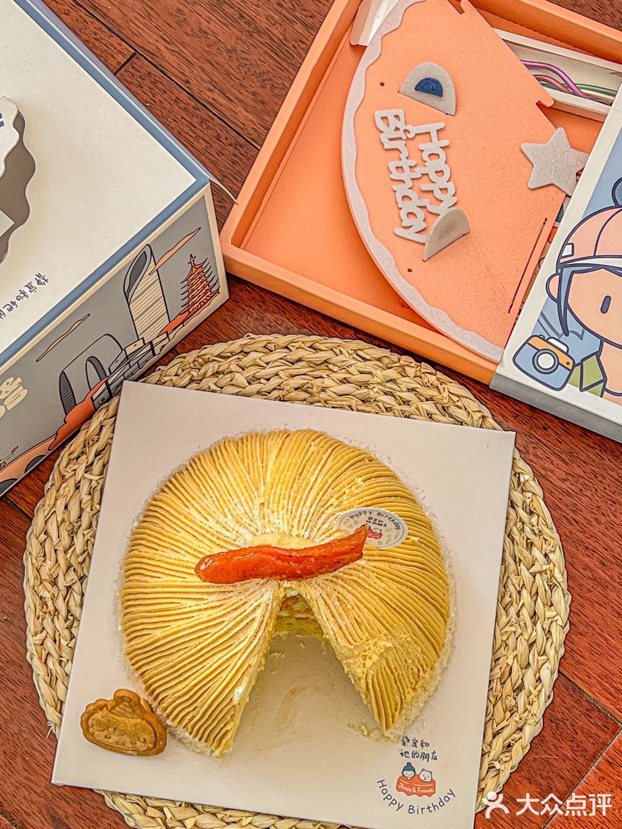 这块金沙红薯蛋糕也太秋天了吧！🍂