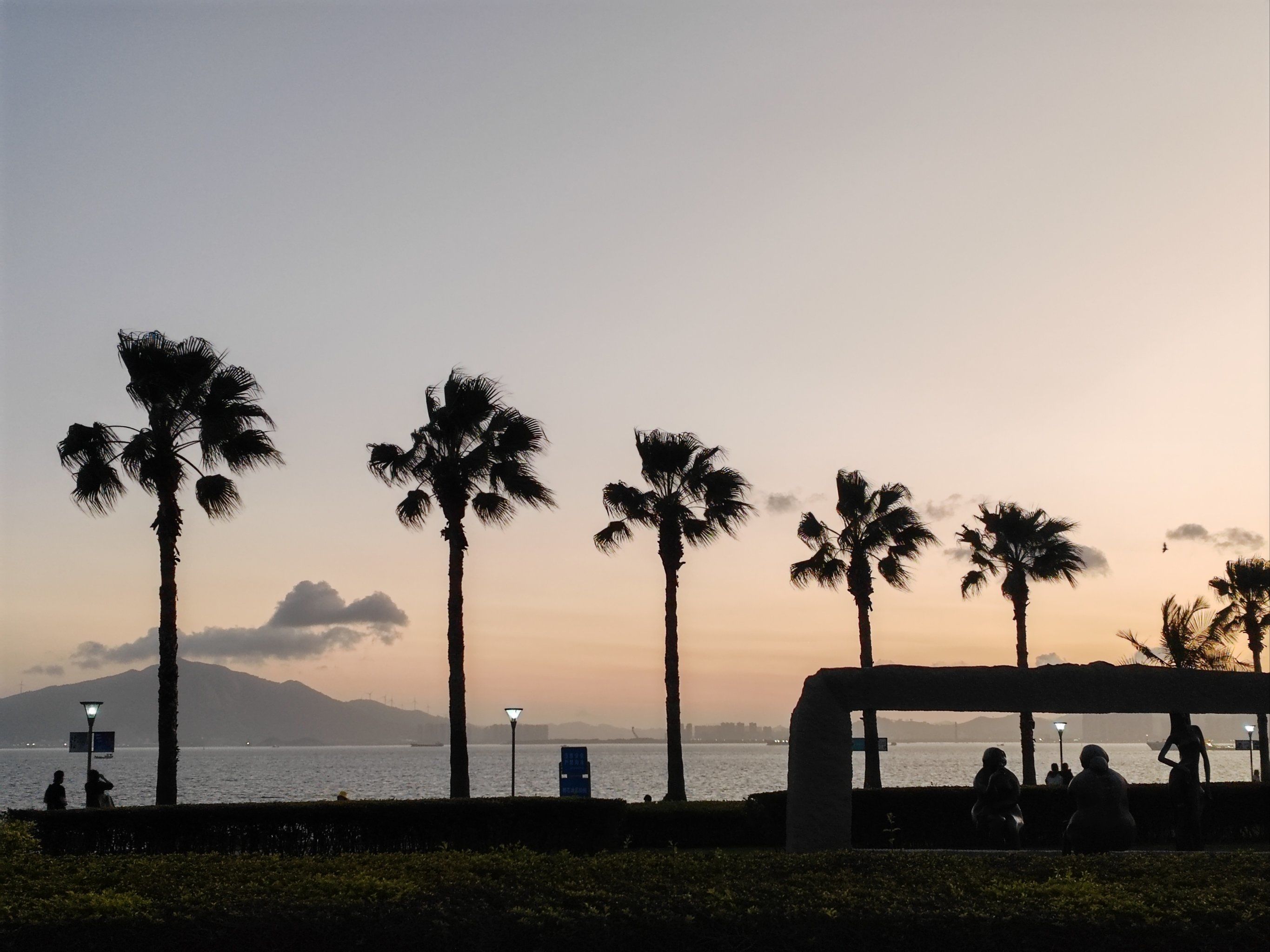 厦门环岛路落日