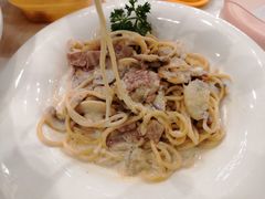 奶油培根意大利面-Lilliput·粒粒堡亲子餐厅(嘉定宝龙店)