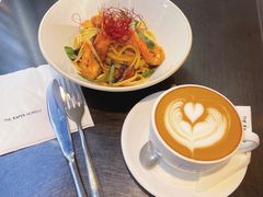 香草鲜虾意大利面-KAFVS咖啡思咖啡馆(香海路店)