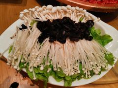菌菇拼盘-额尔敦传统涮火锅·烧烤(鑫源山庄店)