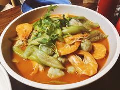 丝瓜魔芋烩大虾-南山酒肆(南山董事绘店)