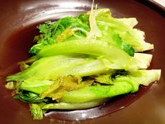 白灼罗马生菜-悦融琥珀·京鲁菜·海味珍品(西单店)