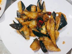 风味茄子-老牌坊•鲁菜名店•地道济南菜(大观园商埠店)