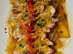 笼仔蒜蓉海虾蒸陈村粉-顺德美的万豪酒店-万豪中餐厅