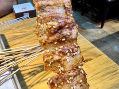 韩式五花肉-阿里巴巴海鲜烧烤家常菜(黄岛店)
