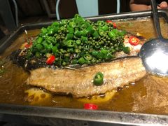 鲜青椒烤鱼-探鱼·鲜青椒爽麻烤鱼(北京路天河城店)