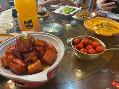 -东来菜馆•手抓海鲜家常菜•海鲜锅贴(鸽子窝店)