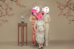 -时光纪亲子全家福照相馆(静安店母女写真父母纪念照)