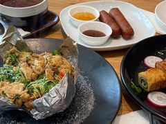 火焰豆腐包-朵朵开素食餐厅(后宰门街店)