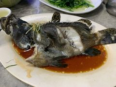 石斑鱼清蒸-四川小胡子海鲜(丁村万人海鲜广场店)