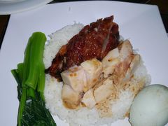 双拼咸鸭蛋饭-太兴烧味餐厅(香港机场店)