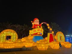 -欢乐海岸椰林沙滩-2025湾区超级灯会