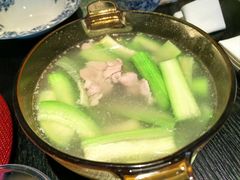 丝瓜肉片汤-金谷仓家庭料理(马泉营店)