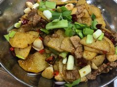 干锅土豆片-三湘四水正宗湘菜(君峰路店)