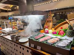 自助取餐区-广州中心皇冠假日酒店-环市食坊·海鲜自助餐厅