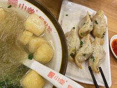牛肉粉丝汤-小姜锅贴(凤凰街店)