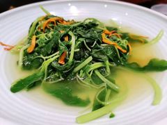 上汤当令嫩苋菜-老头儿油爆虾·1987杭州烟火味(湖滨银泰in77D区店)