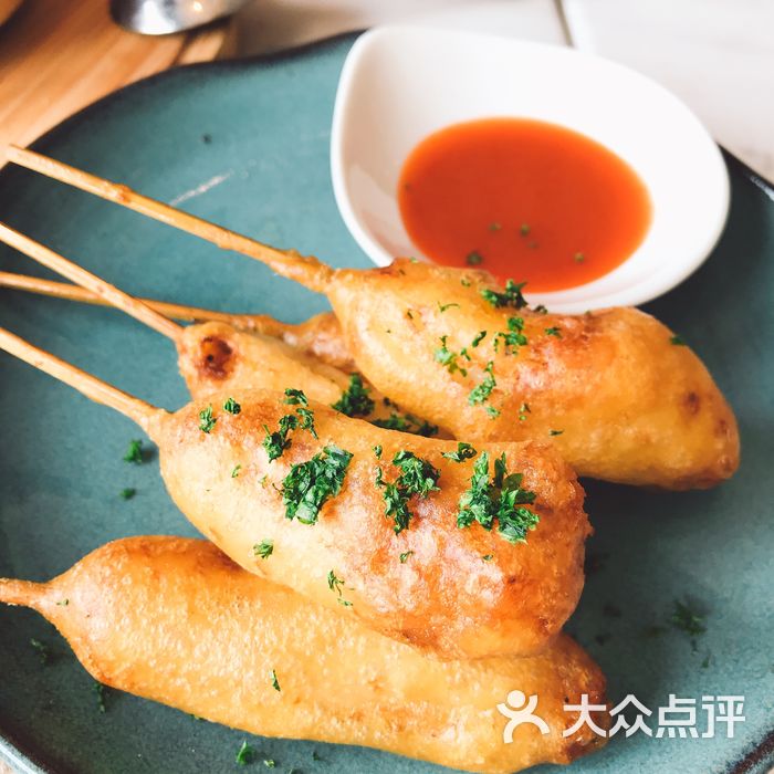 the rug cafe淡艾尔龙利鱼串图片-北京西式简餐-大众点评网